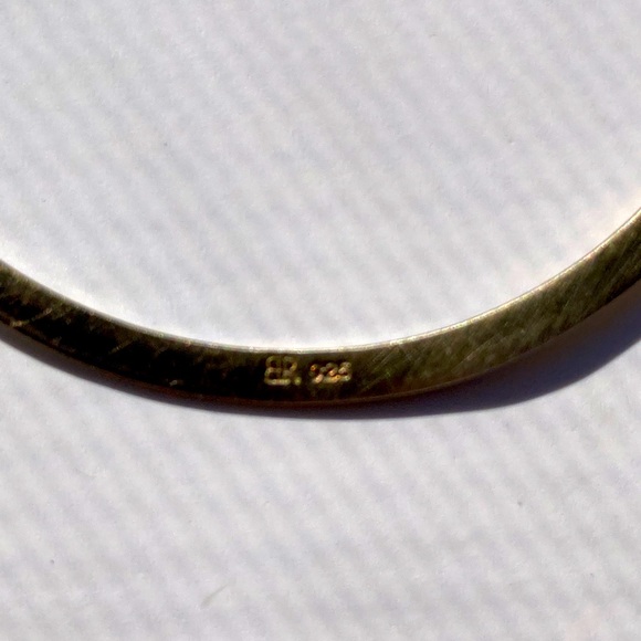 Hammered Hoop Earrings - Picture 6 of 6